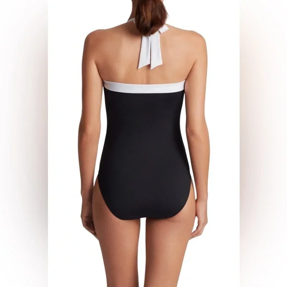 Lauren Ralph Lauren Halter One-Piece Swimsuit - Picture 2 of 7